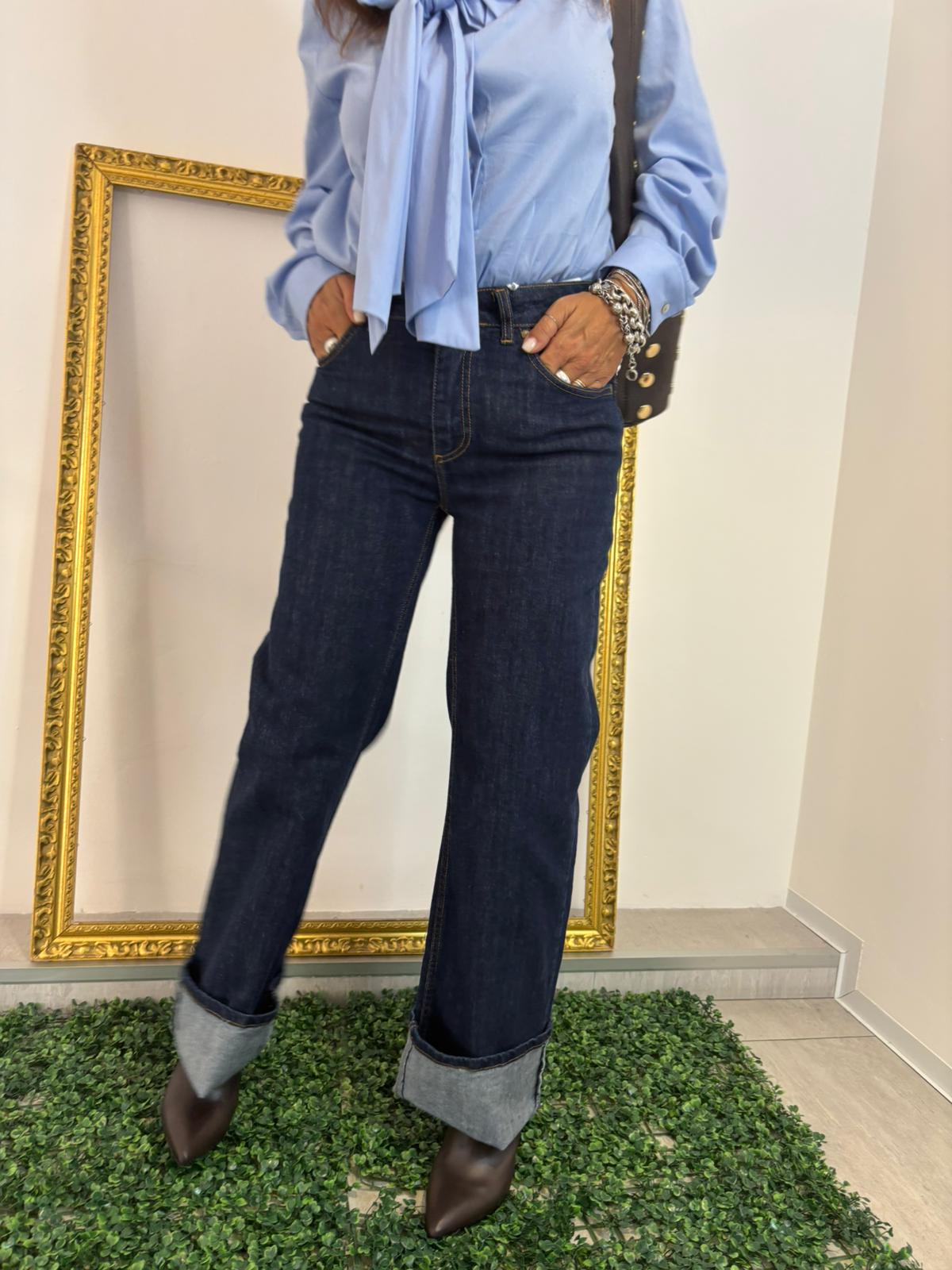 Camicia celeste Susy Mix