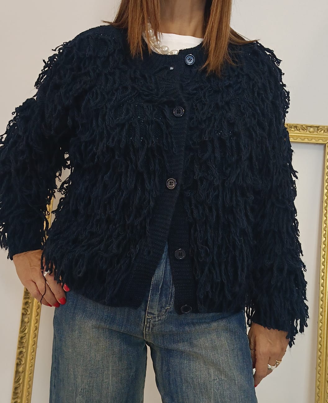 Cardigan blu Souvenir