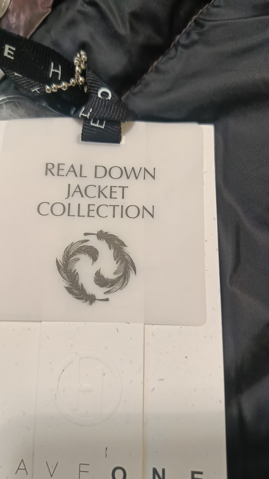 Piumino cioccolato oversize Have One