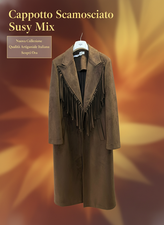 Cappotto scamosciato Susy Mix