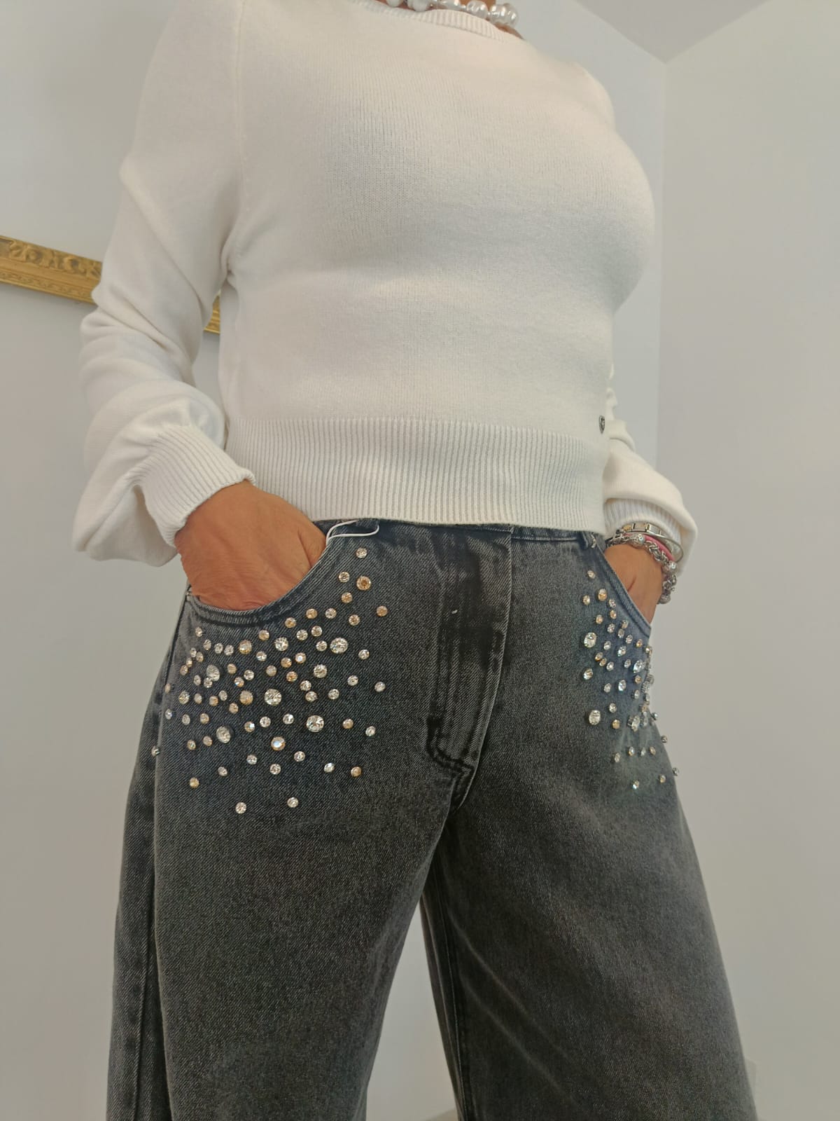 Pantalone nero Motel