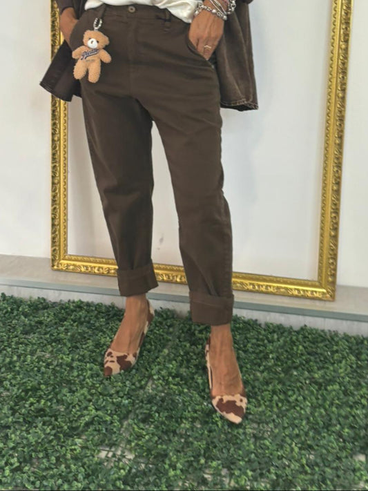 Pantalone marrone Please