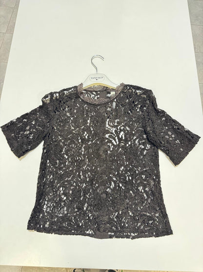 Maglia crema/moro Susy Mix