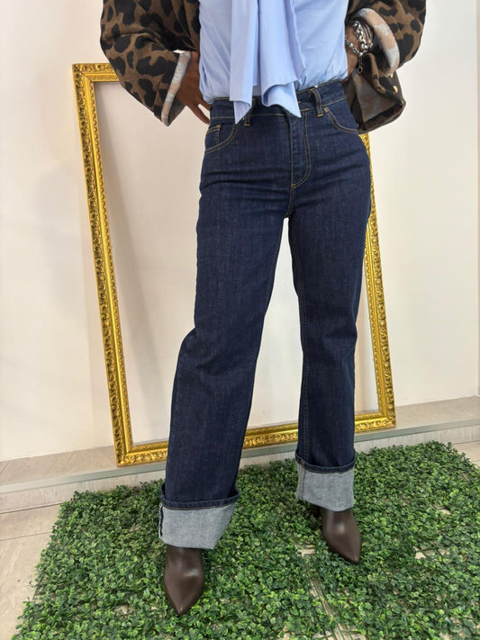 Jeans a palazzo medio Susy Mix