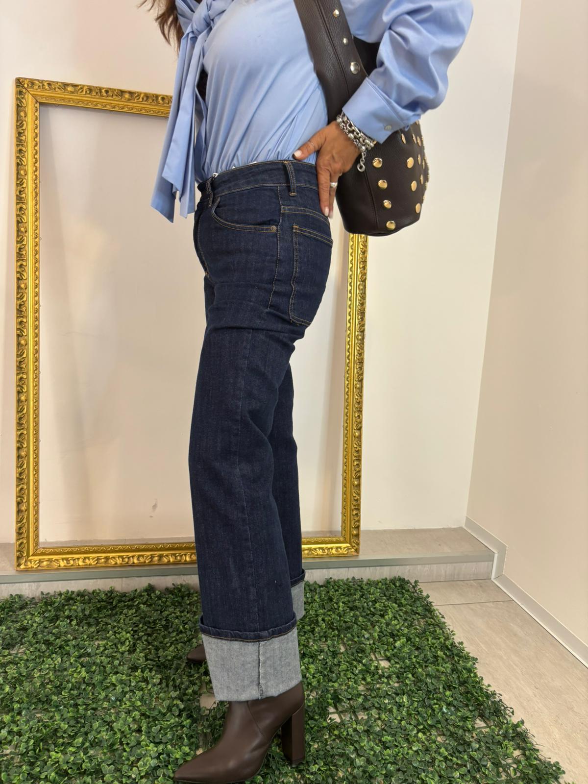 Jeans a palazzo medio Susy Mix