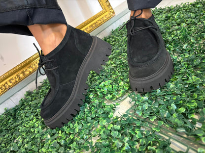Mocassino nero Divine Follie