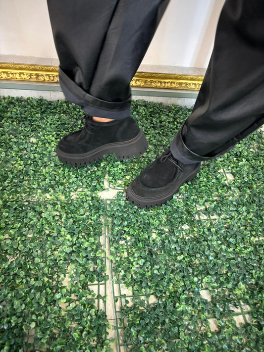 Mocassino nero Divine Follie