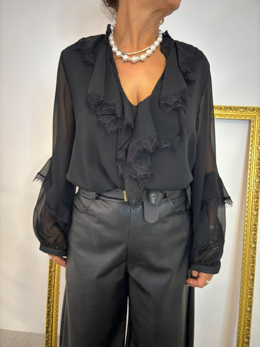 Camicia nera Susy Mix