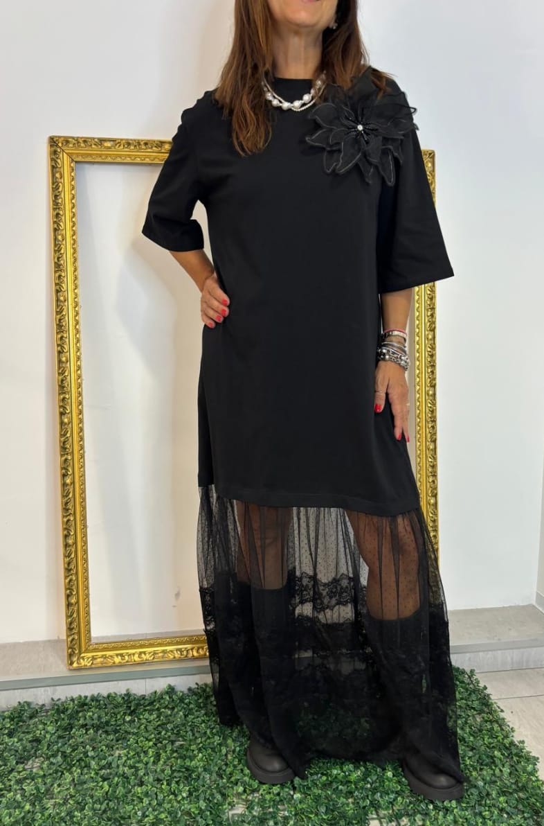 Abito nero Phlia Loft