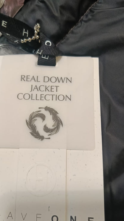 Piumino cioccolato oversize Have One