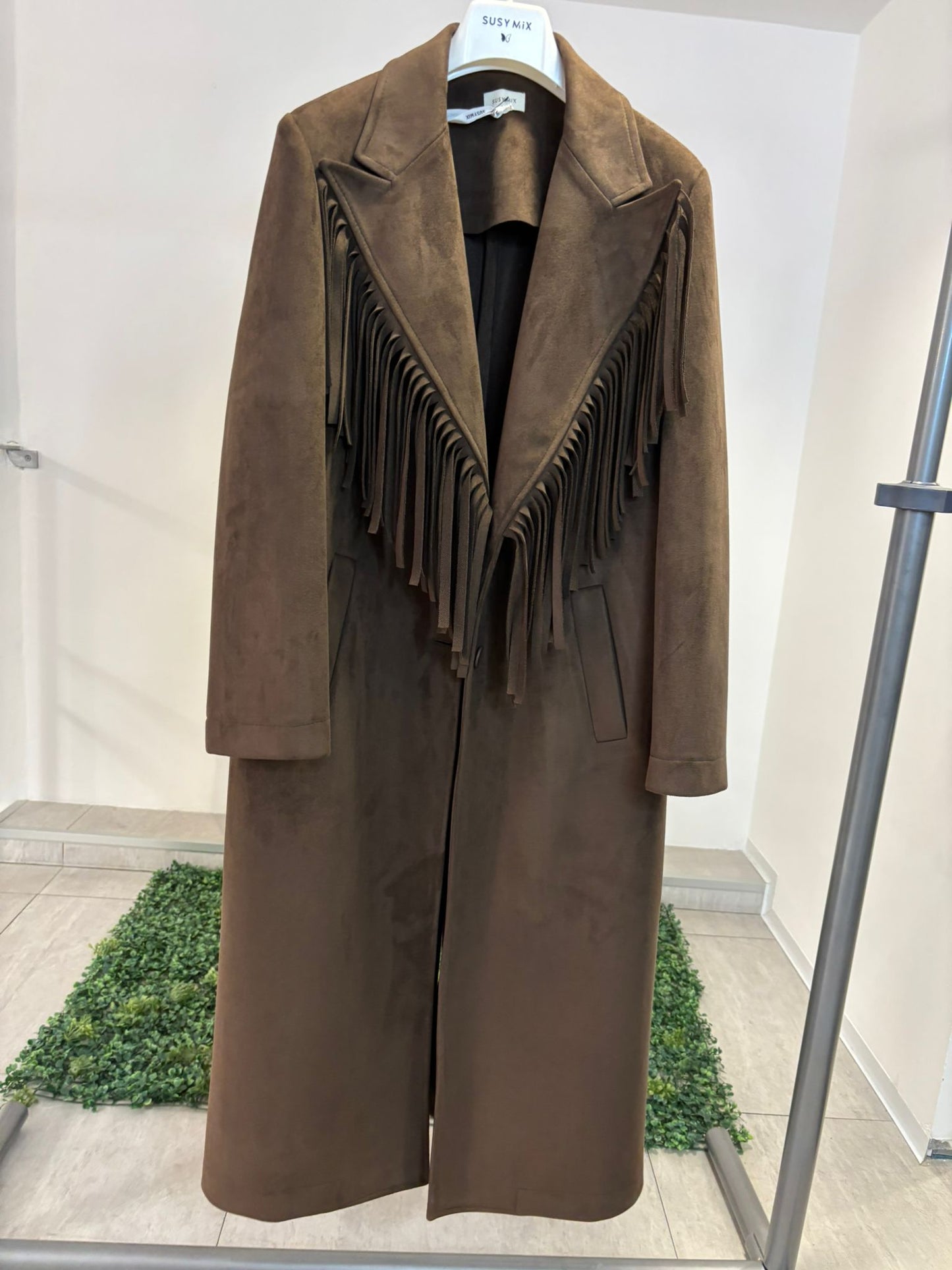 Cappotto Scamosciato Susy Mix