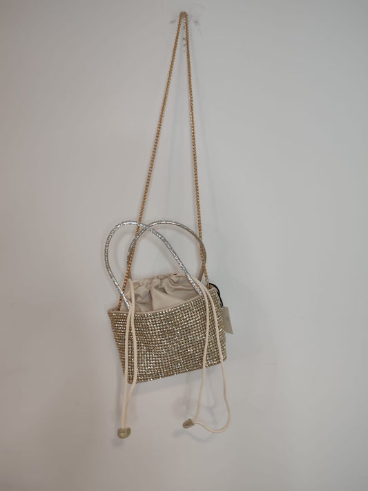 Borsettina a Strass con Catenina Dorata Rimovibile