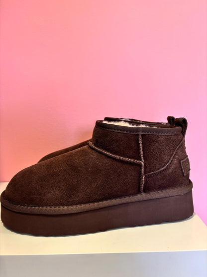 Stivaletti marroni invernali Ovyé