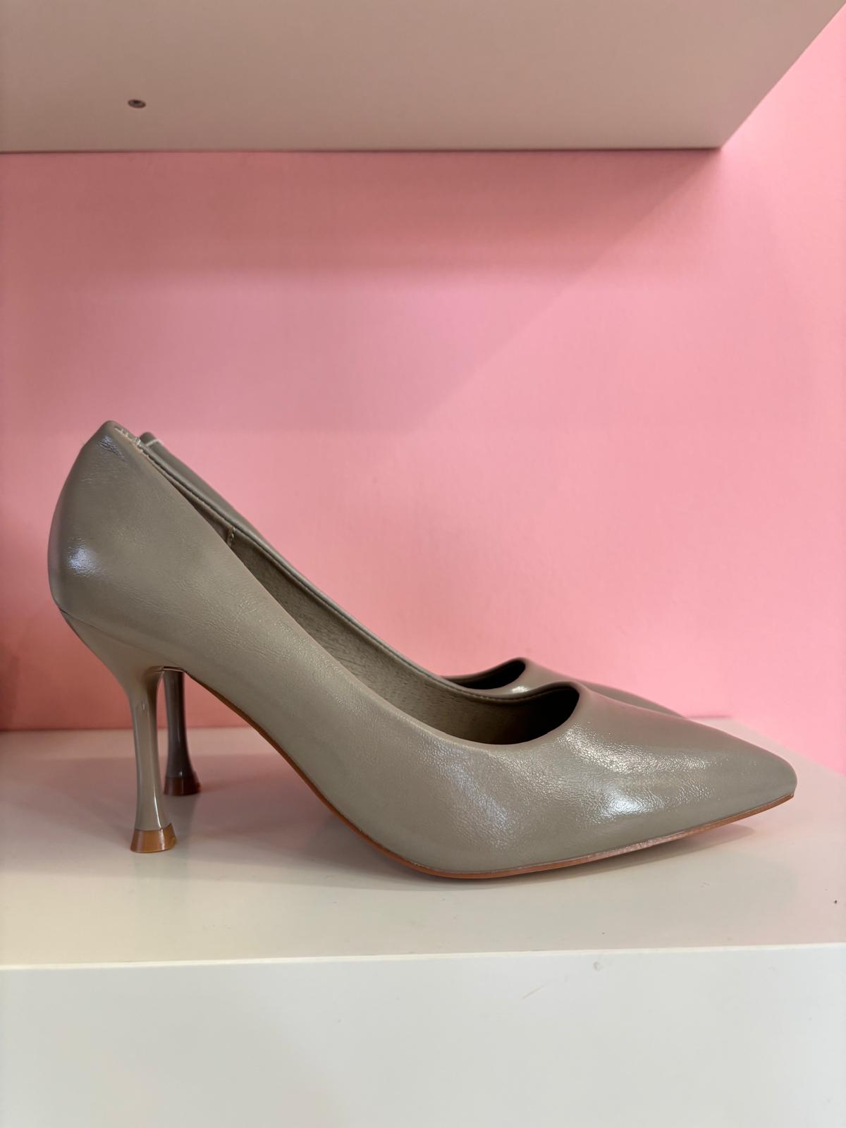 Décolleté Susy Mix in Pelle Tortora | Scarpe Eleganti Donna