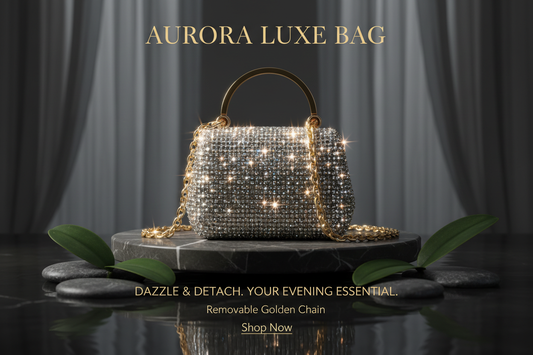 Banner promozionale borsettina a strass